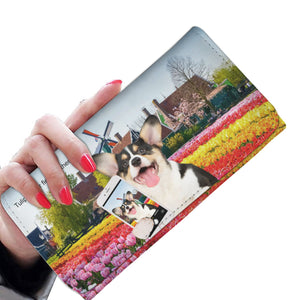 Explore The World With Your Welsh Corgi - Women Wallet V4