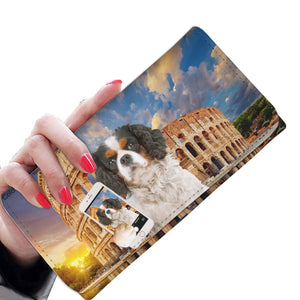 Explore The World With Your Cavalier King Charles Spaniel - Women Wallet V8