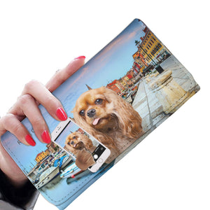 Explore The World With Your Cavalier King Charles Spaniel - Women Wallet V9