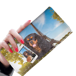 Explore The World With Your Cavalier King Charles Spaniel - Women Wallet V10