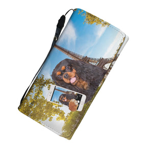 Explore The World With Your Cavalier King Charles Spaniel - Women Wallet V10