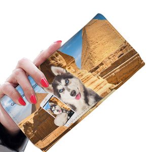 Explore The World With Your Husky - Women Wallet V1