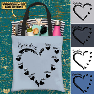Grandma/Gigi/Nana... and Grandkids, Best Gifts For Mother's Day Tote Bag-Originals From PODSSK