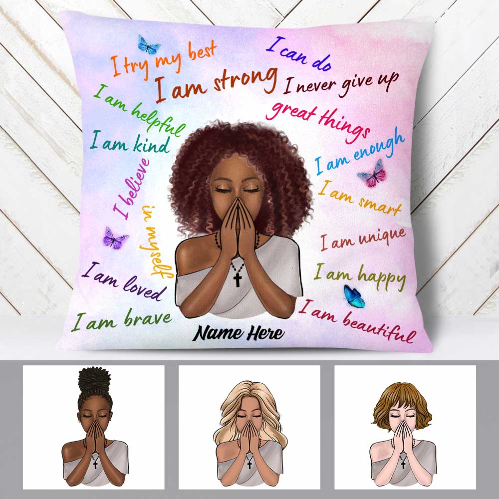 Personalized I Am BWA Pillow OB289 30O58