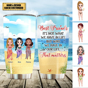 Friends - Best Friends Are The Sisters We Choose For Ourselves - Personalized Tumbler