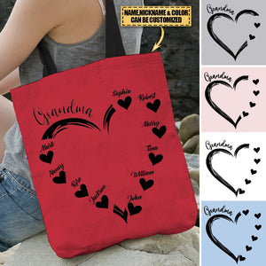 Grandma/Gigi/Nana... and Grandkids, Best Gifts For Mother's Day Tote Bag-Originals From PODSSK