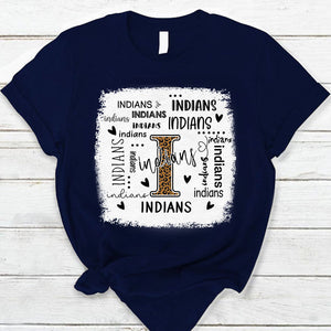 Indians Leopard Teacher T-Shirt