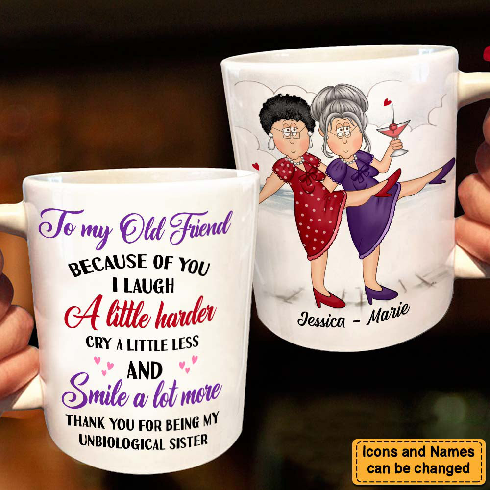 Personalized Friends/Besties/Twins/Sisters Mug