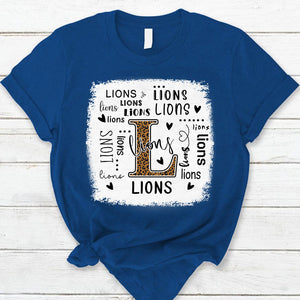 Lions Leopard Teacher T-Shirt