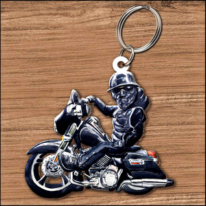 Personalized Motorbike Acrylic Keychain