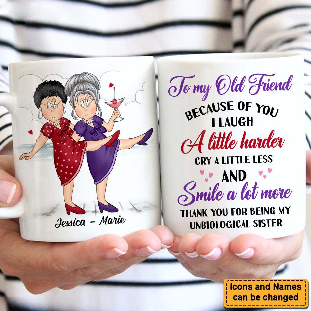 Personalized Friends/Besties/Twins/Sisters Mug