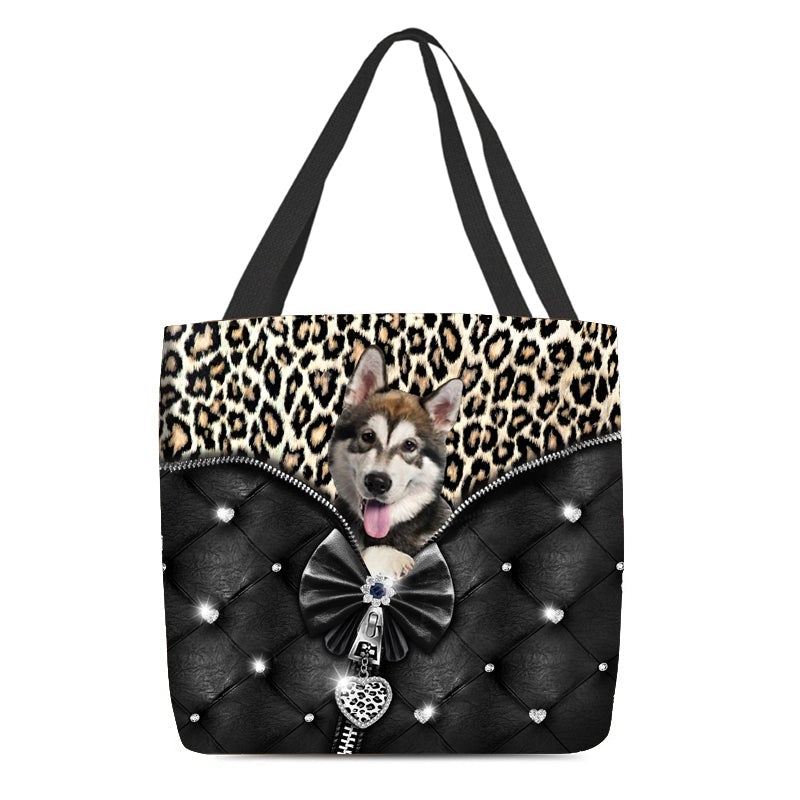 New Release Alaskan Malamute All Over Printed Tote Bag