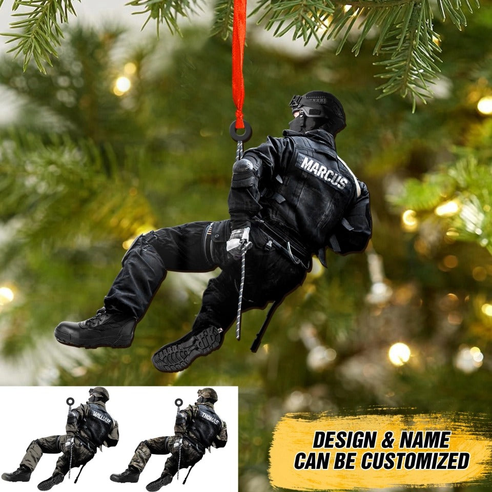 New Release Personalized Police Christmas Ornament