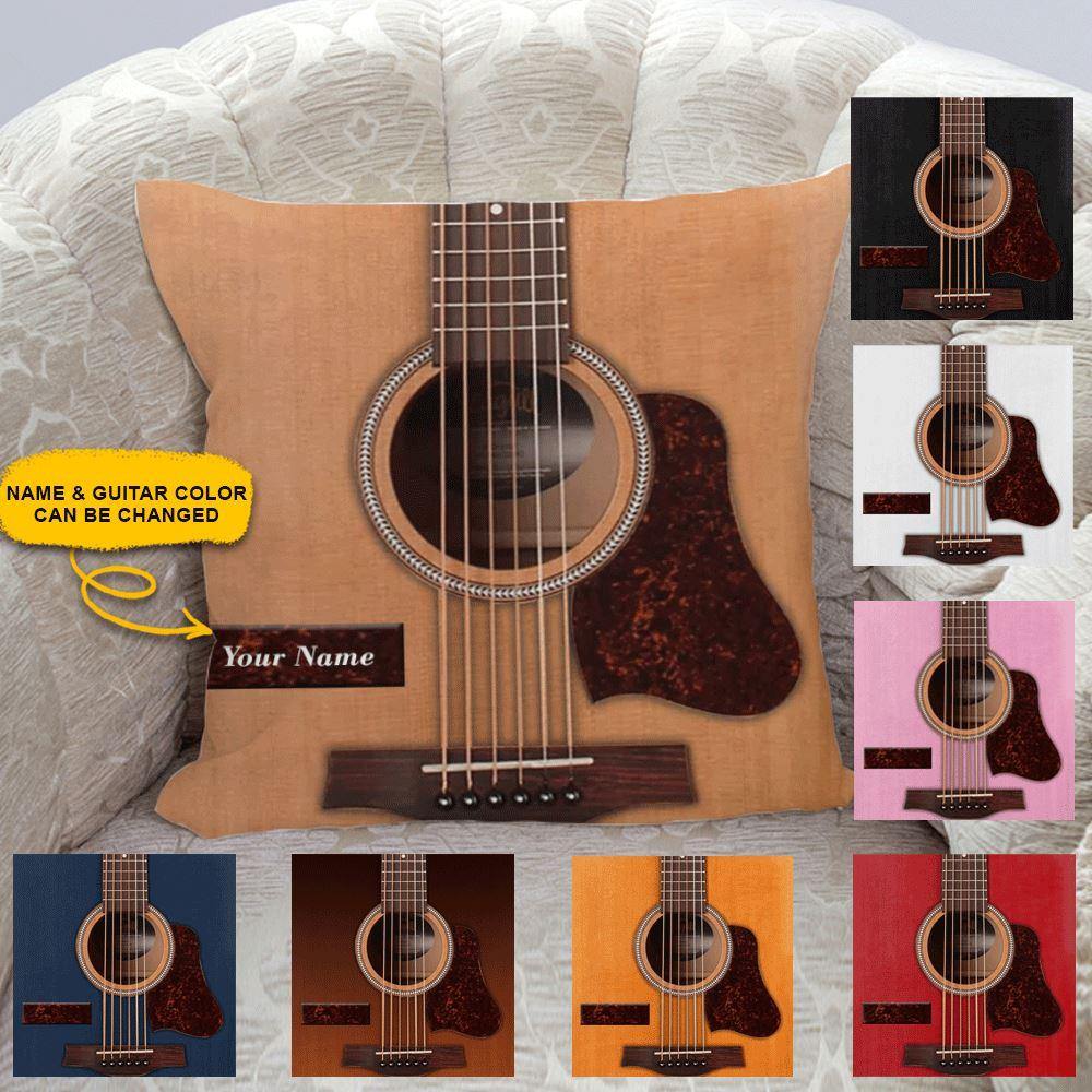 3D Guitar Custom Pillow- Personalized Gift For Your Beloved One