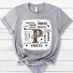 Pirates Leopard Teacher T-Shirt