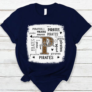 Pirates Leopard Teacher T-Shirt
